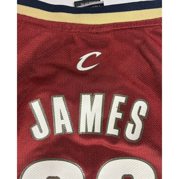 Reebok Lebron James Cleveland Cavalier’s #23 Youth Large (14-16) Jersey - Picture 5 of 8